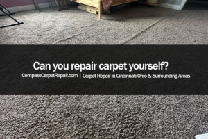 Can you repair carpet yourself