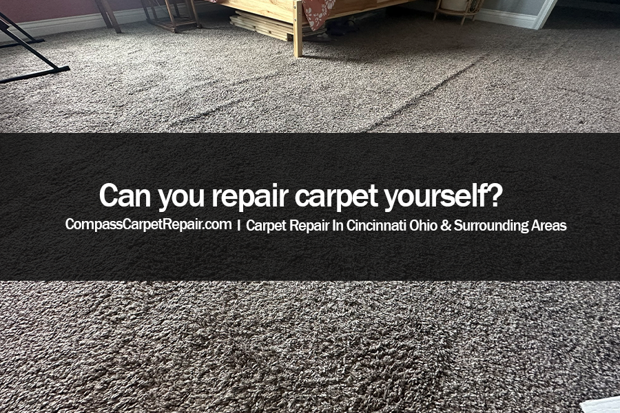 Can you repair carpet yourself